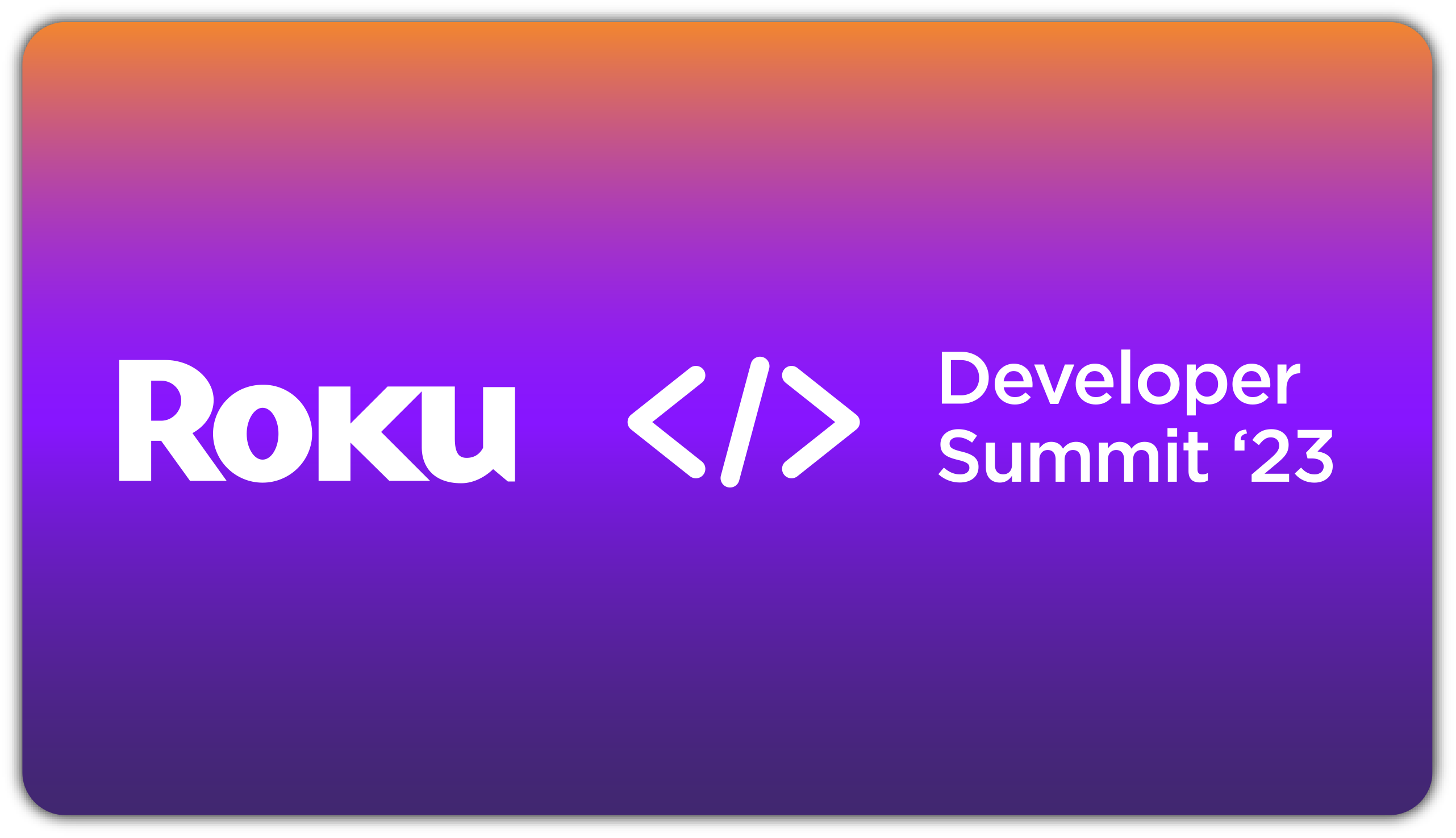 Roku Developer Summit 2023 logo