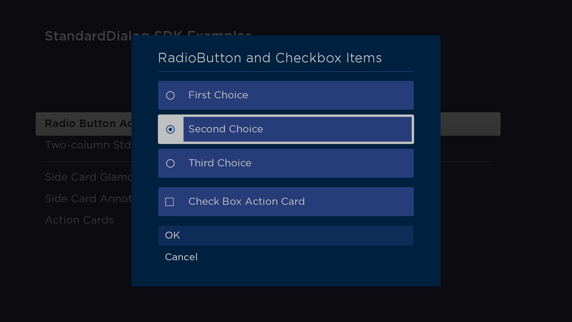 roku815px - actionCards-radio-checkbox-items