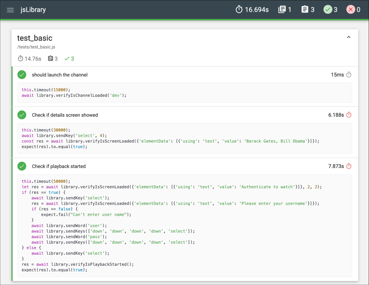 Automated app testing overview | Roku Developer