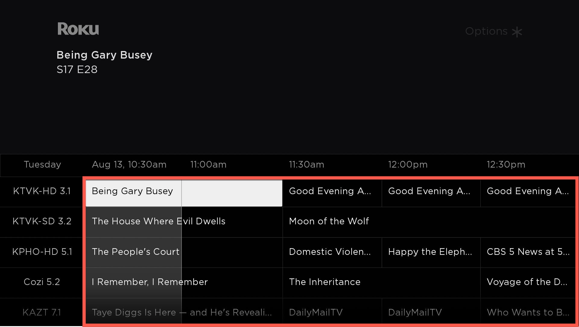 roku815px - program grid