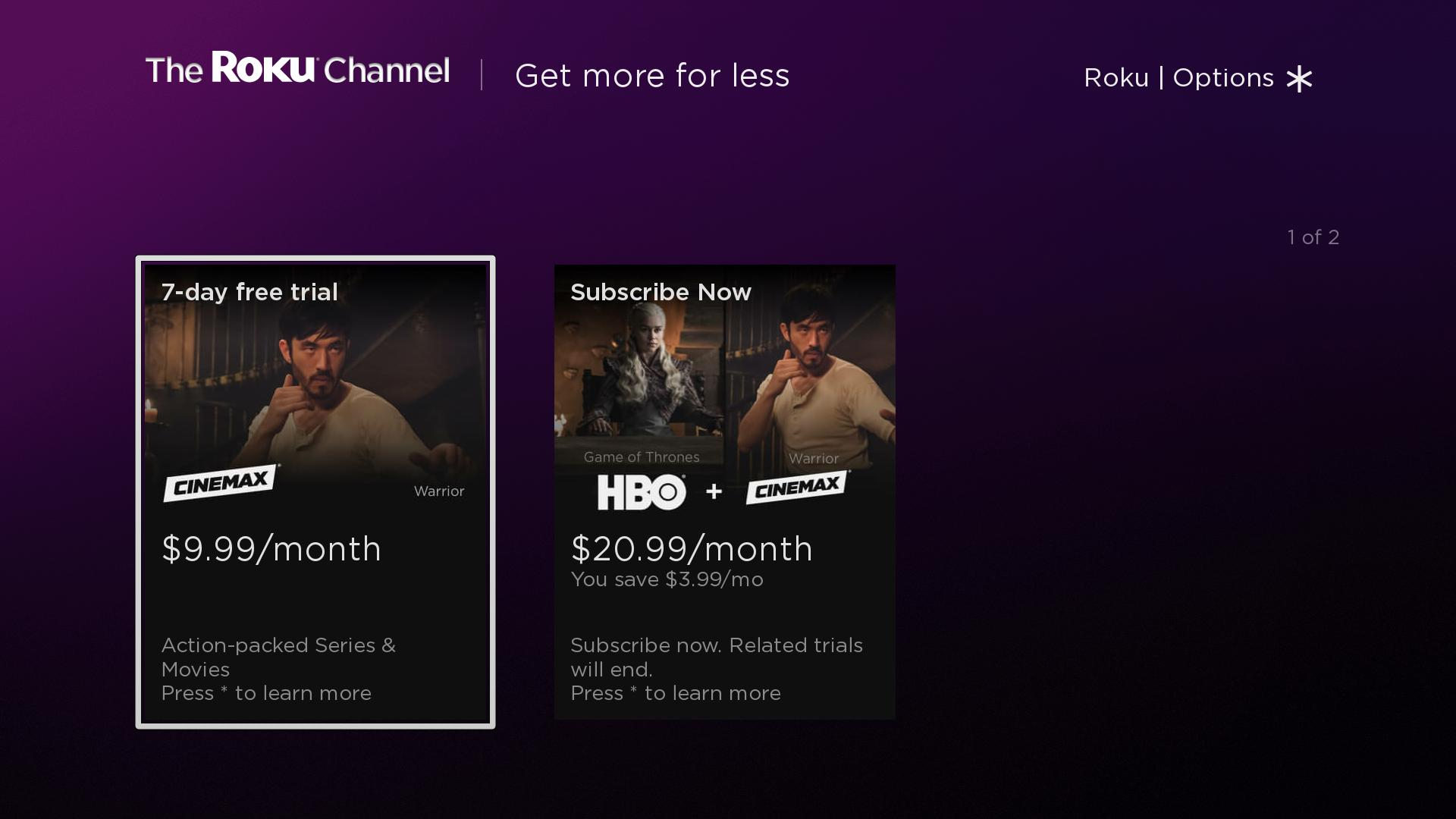 Skur Sparsommelig Legeme New Roku Pay API for handling on-device subscription upgrades and downgrades