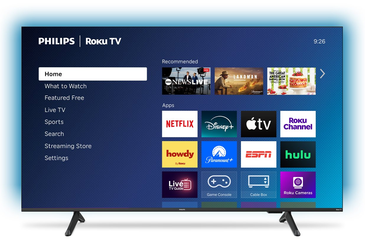 PHILIPS Roku TV 32インチ 4646シリーズ Roku TV 4600 Series LED LCD TV 32PFL4674/F6 | Philips