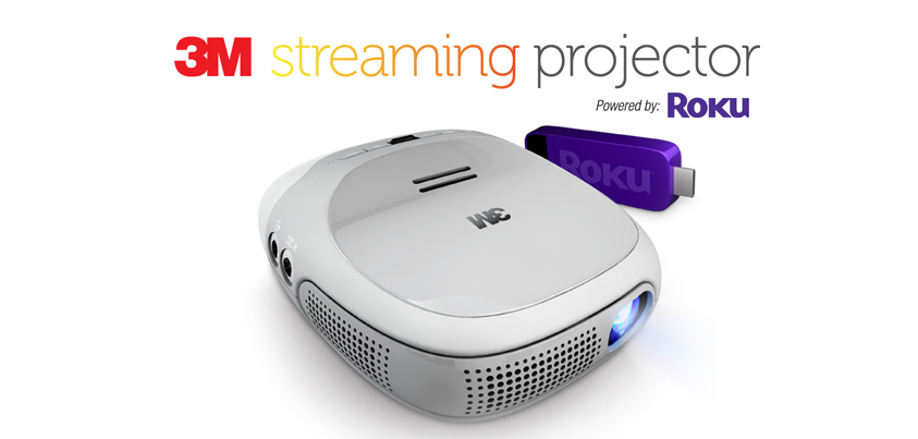 3m roku projector