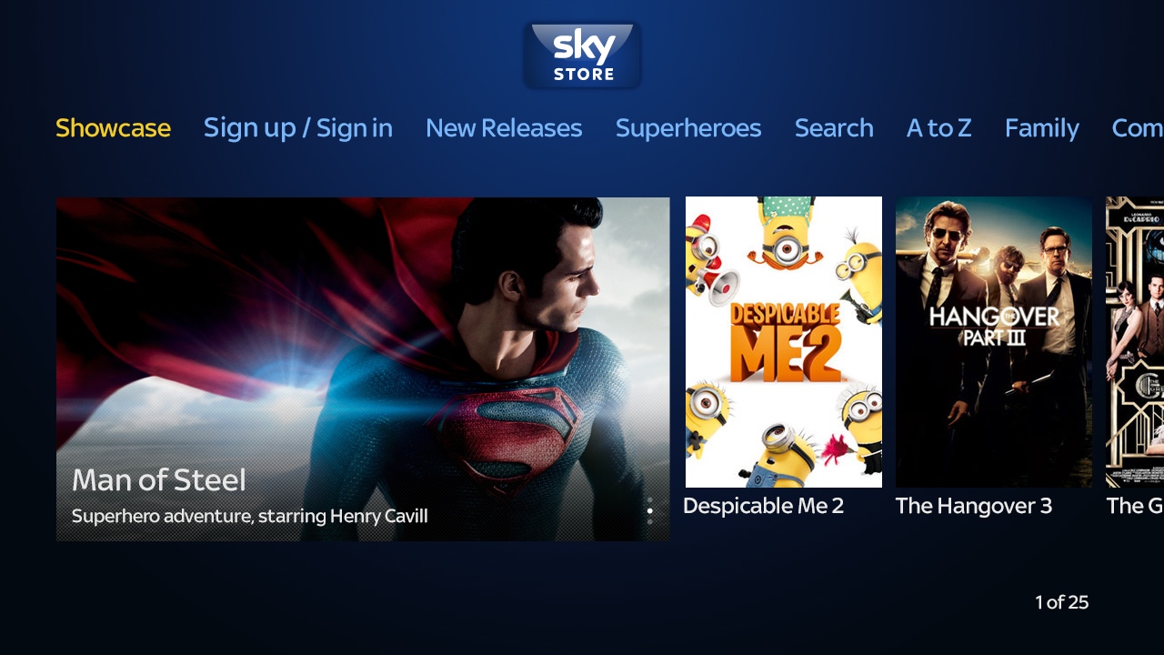 New on Roku Sky Store and 4oD channels in the UK