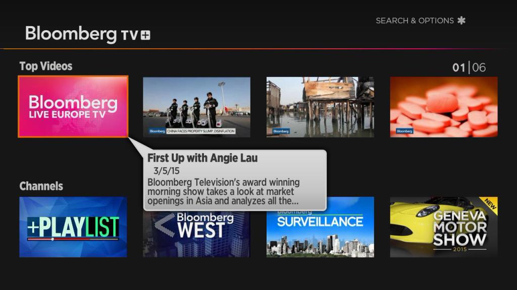 Bloomberg TV Europe feed