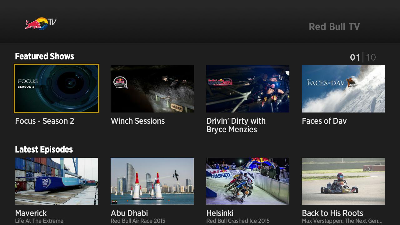 New the Roku Channel Store: Red Bull TV
