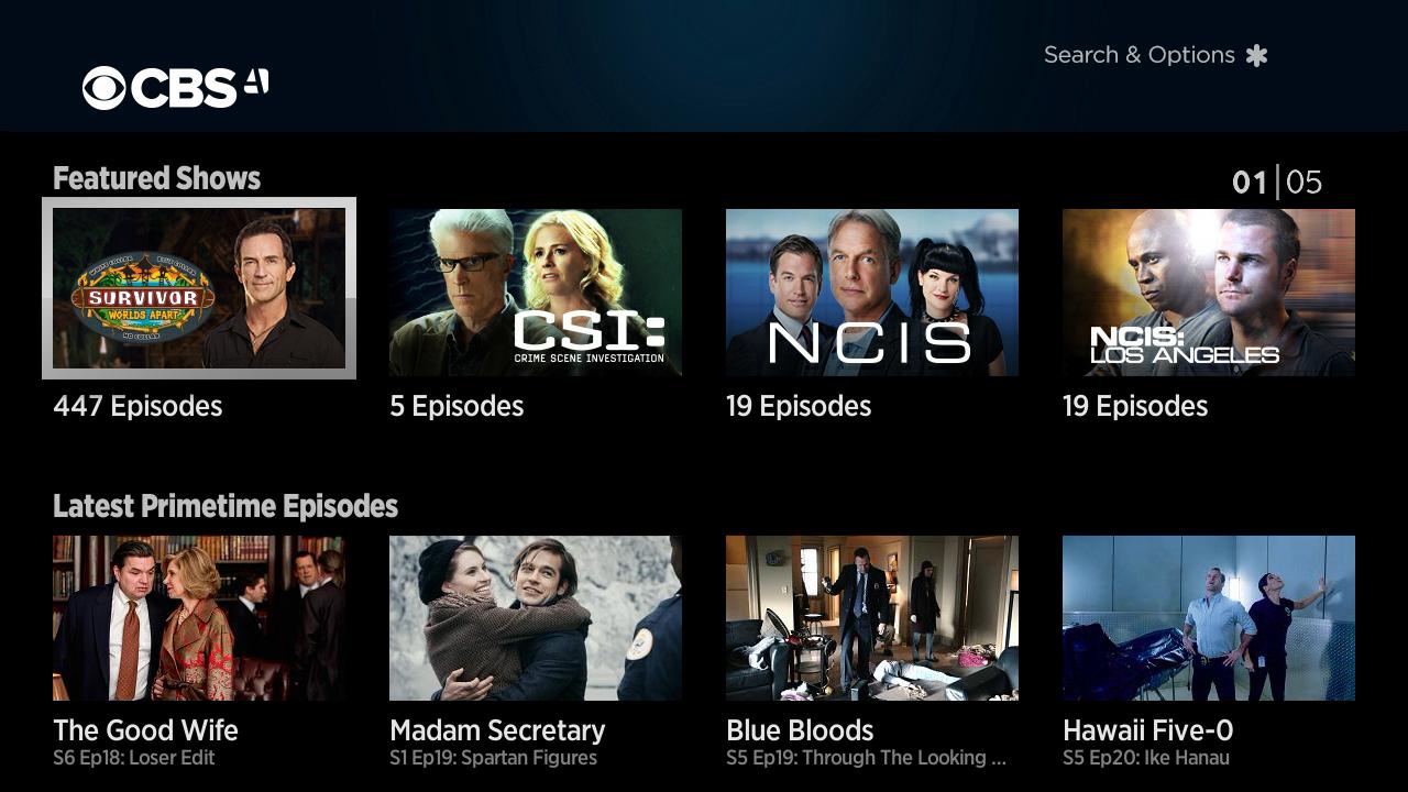 CBS All Access now in the Roku Channel Store