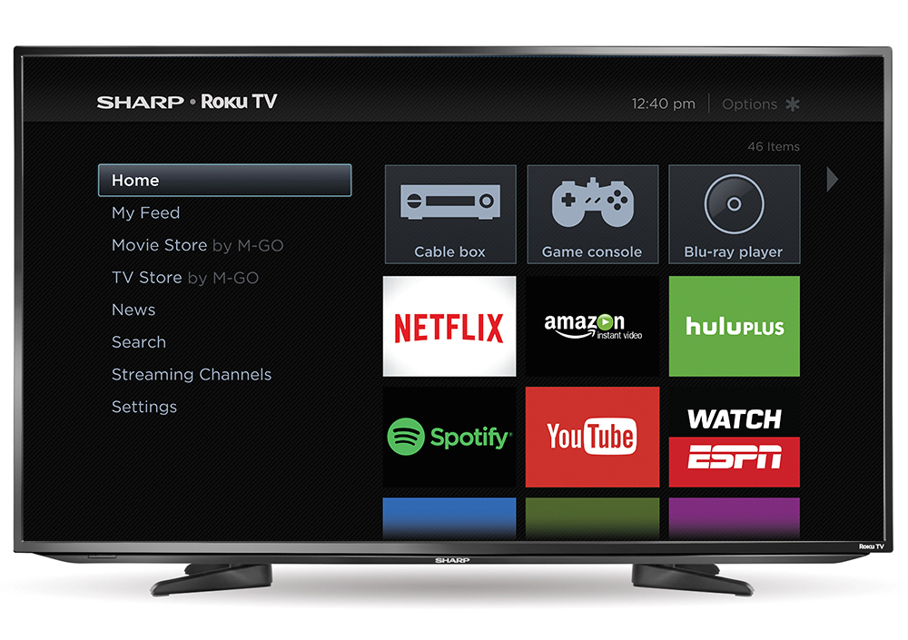 Introducing Sharp Roku TV; Insignia Roku TV Models available this month