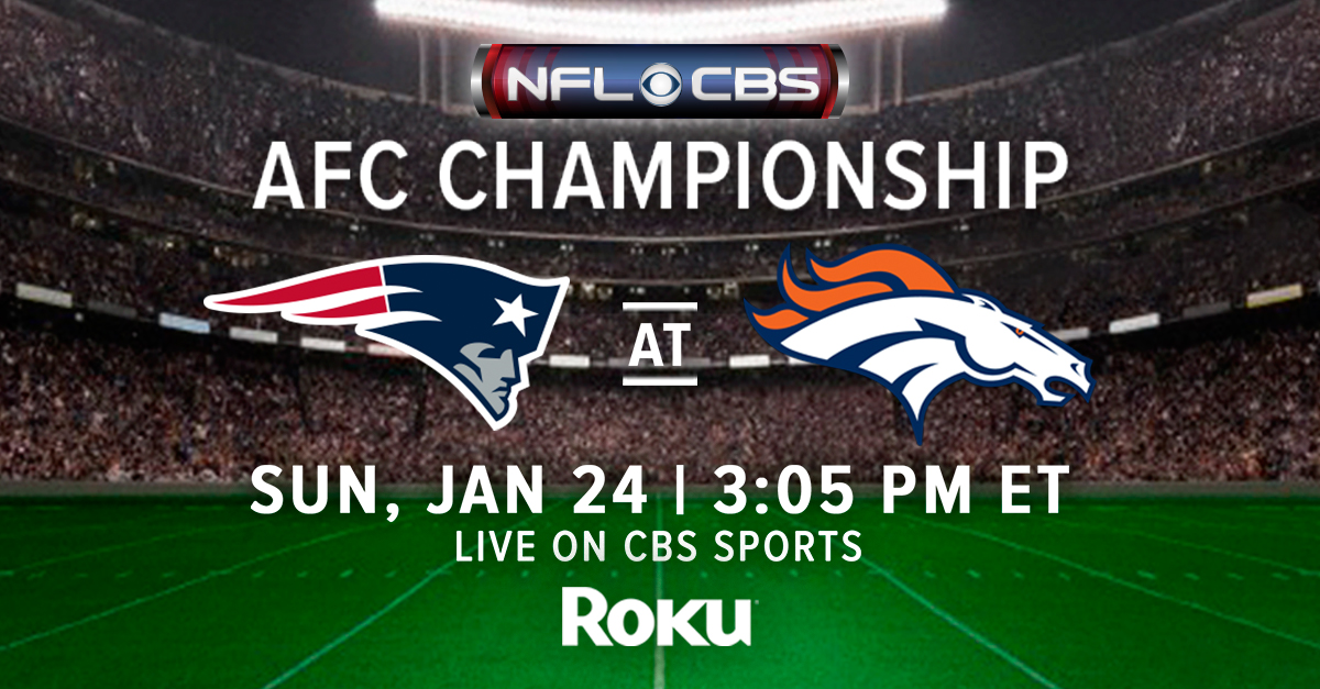 How to Stream the AFC Championship Game on your Roku 