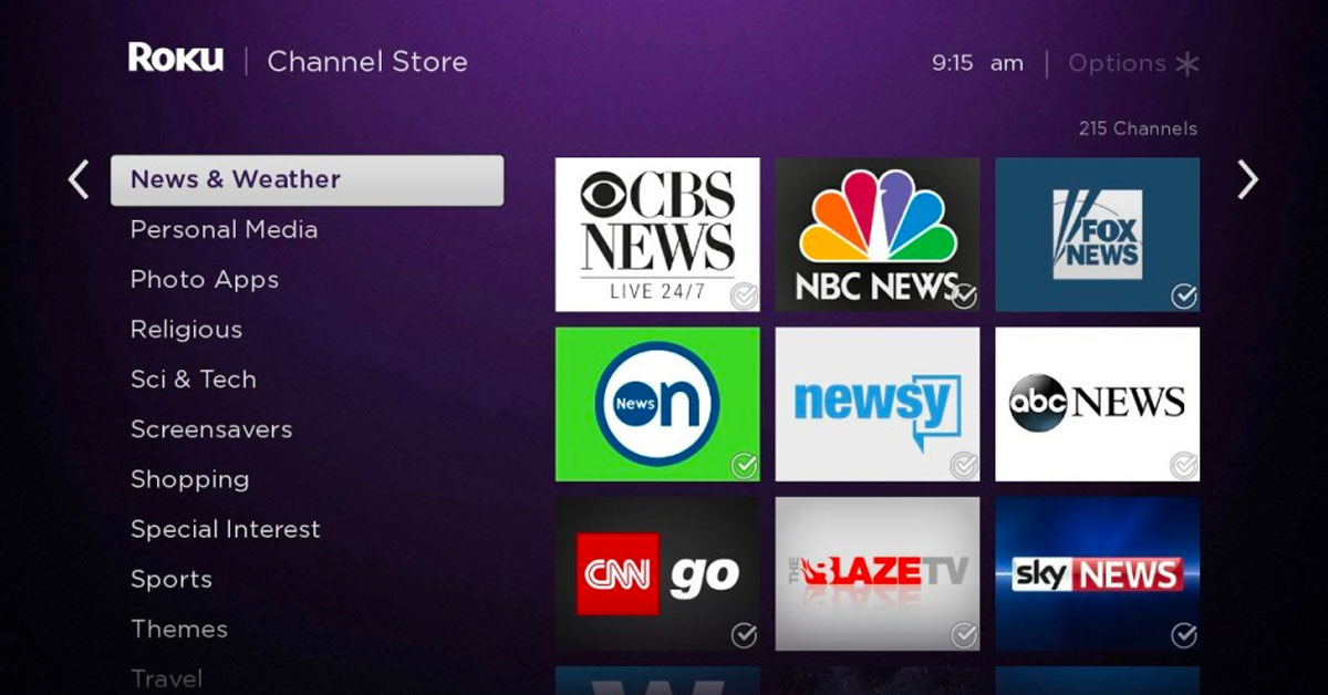 Now You Know, TV App, Roku Channel Store