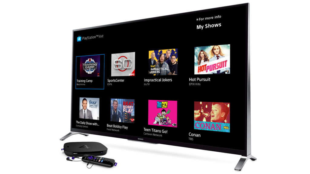 PlayStation Vue now entertaining on the Roku platform