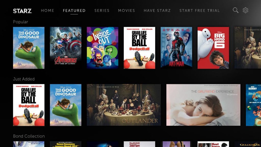 STARZ now available on the Roku platform