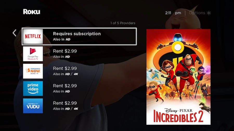 incredibles 2 roku