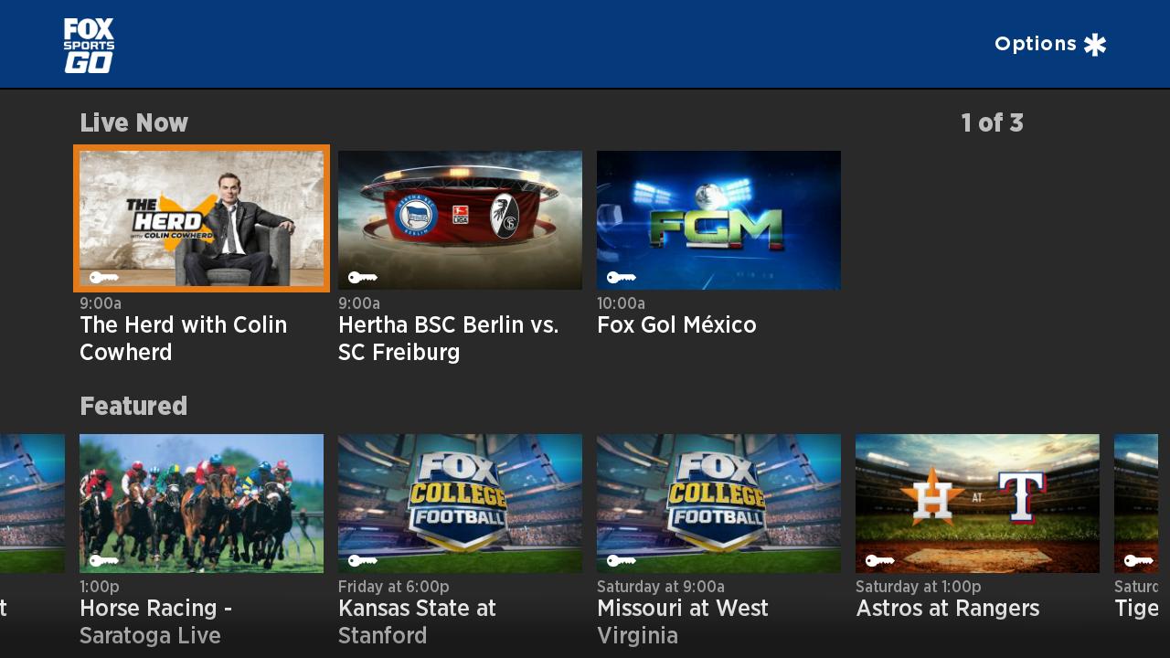 fox sports streaming