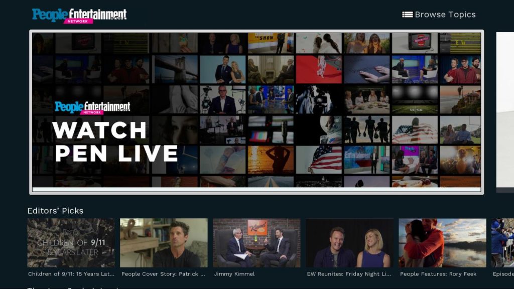 The People/Entertainment Weekly Network now streaming FREE on the Roku