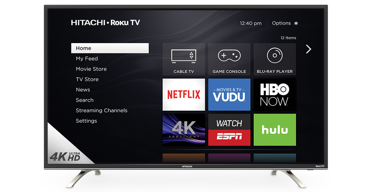 4K Ultra HD Hitachi Roku TV  models available this week