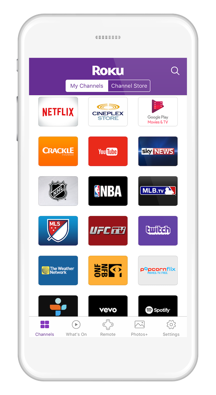 Roku Canada Updated Roku mobile app for iOS and Android