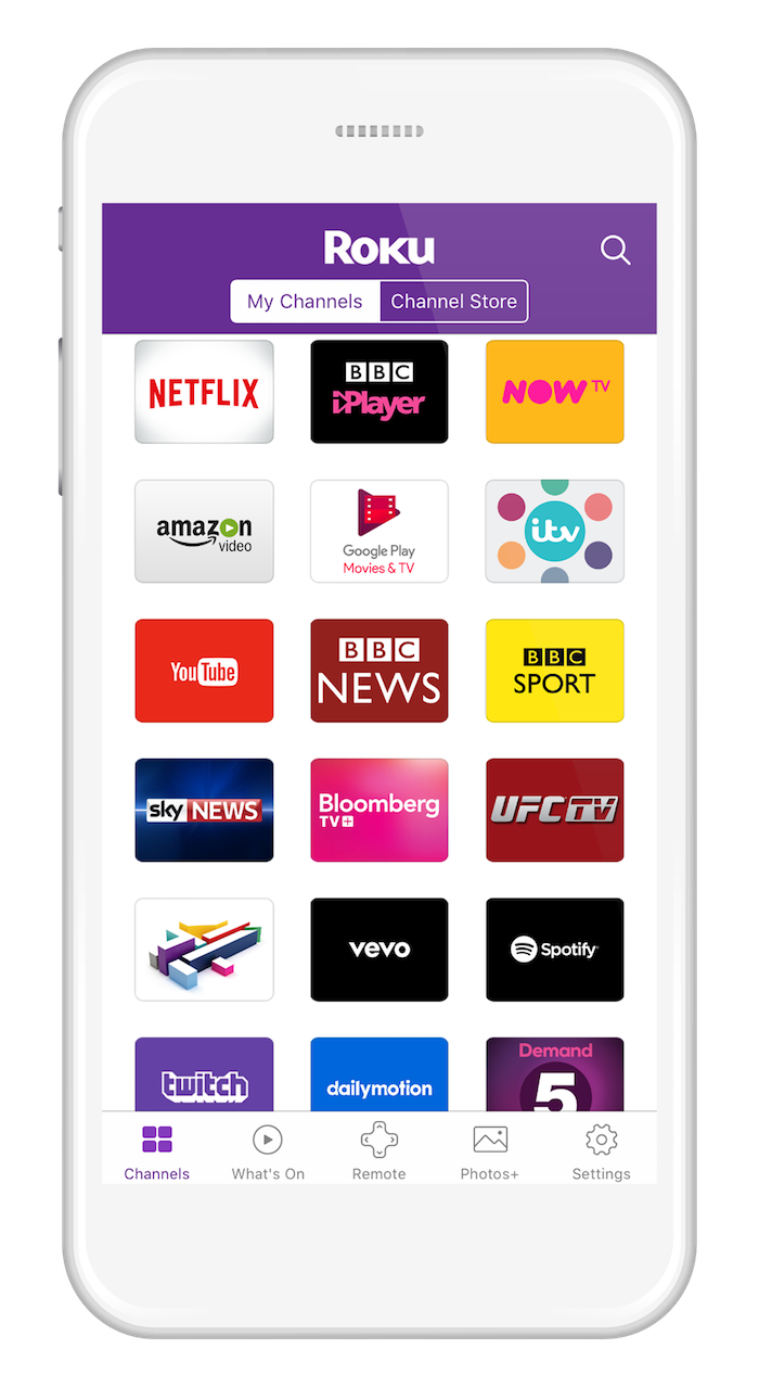 Roku UK: Updated Roku mobile app for iOS and Android