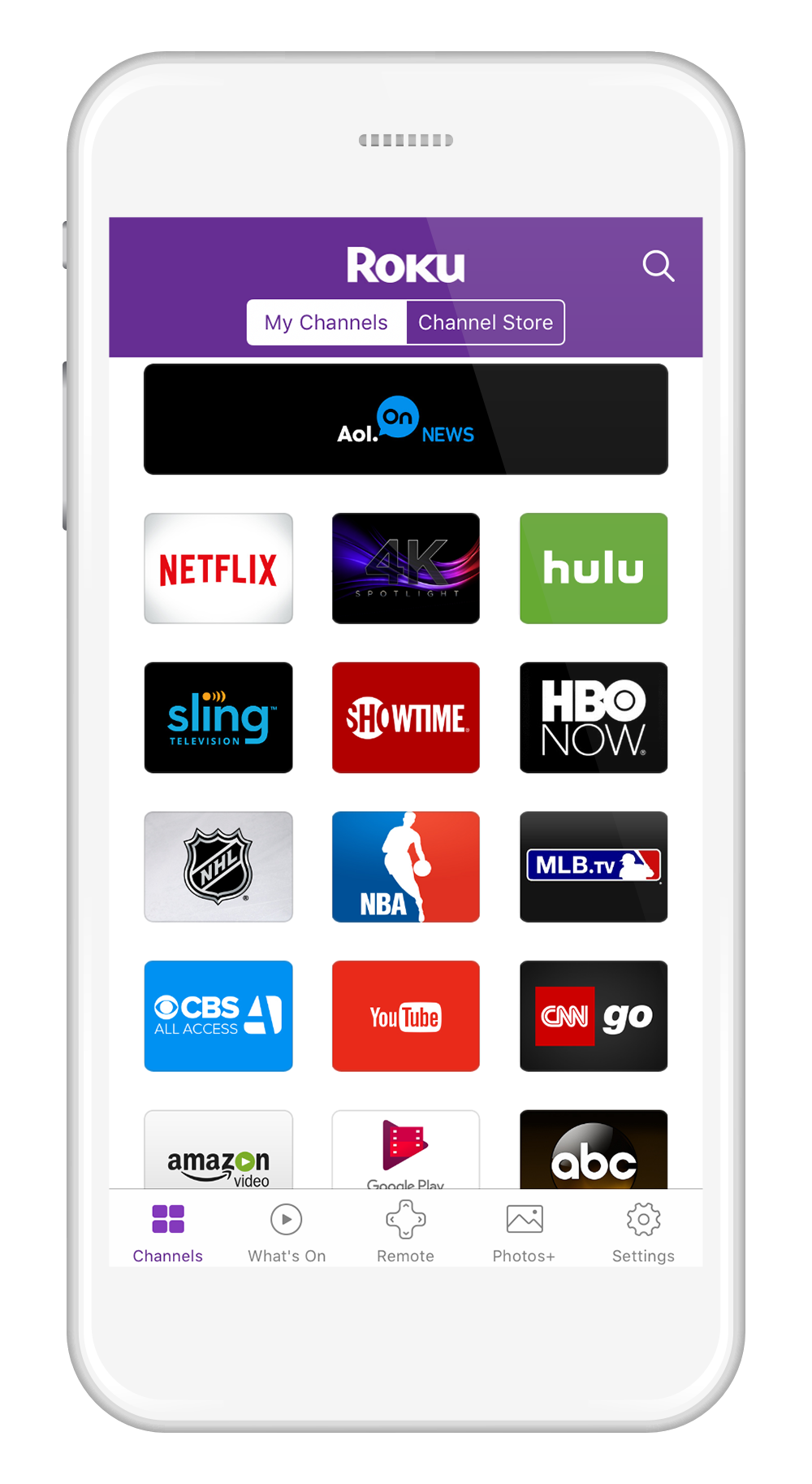 Updated Roku mobile app for iOS and Android