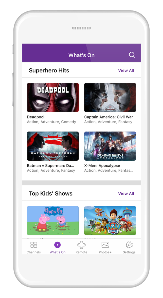 Roku mobile app iOS Android Whats On