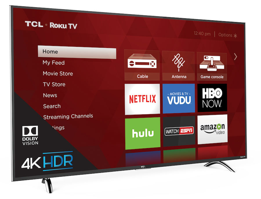  TCL - Smart TV, 4K, UHD, Dolby Vision, HDR, con Roku :  Electrónica