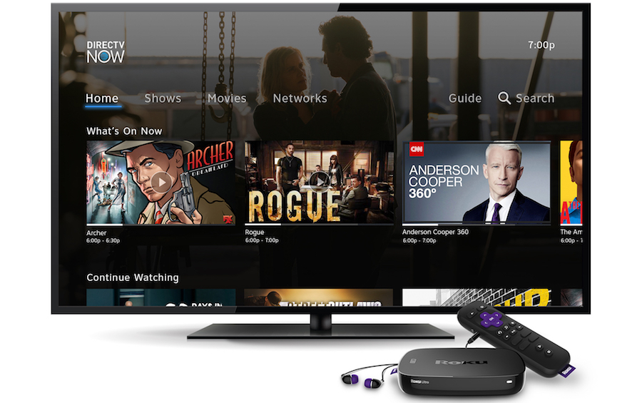 An early release of DIRECTV NOW available on the Roku platform