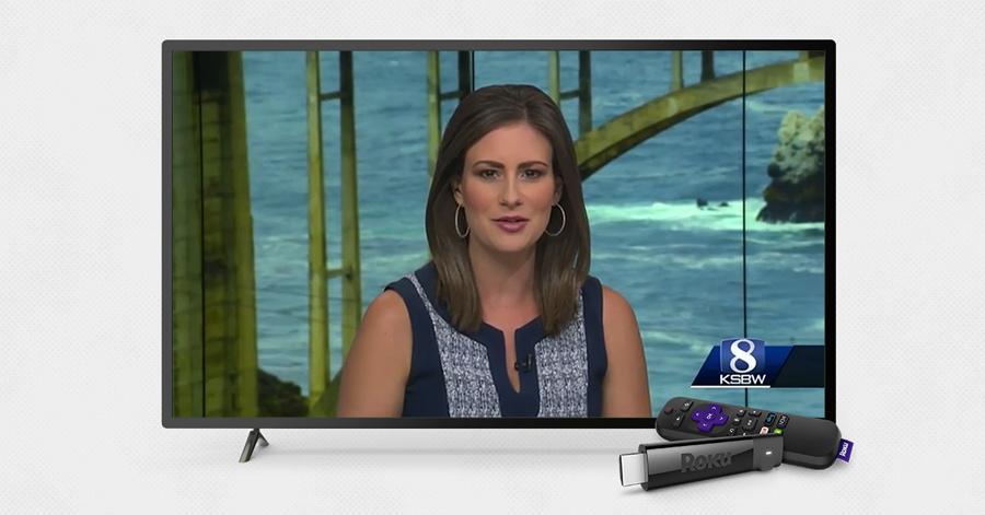 How to stream sale local news on roku