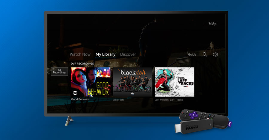 directv now roku