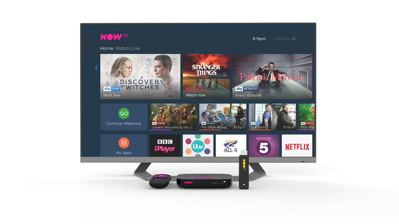 Sky launches Roku Powered NOW TV Smart Box with 4K & Voice Search in the UK