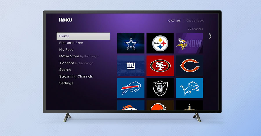 Add your favorite NFL team s Roku channel