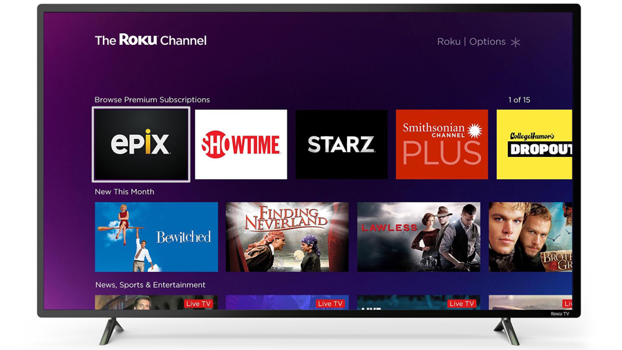 premium subscriptions on the roku channel