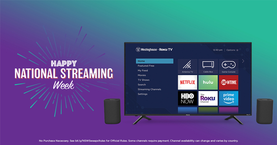 national streaming week sweepstakes