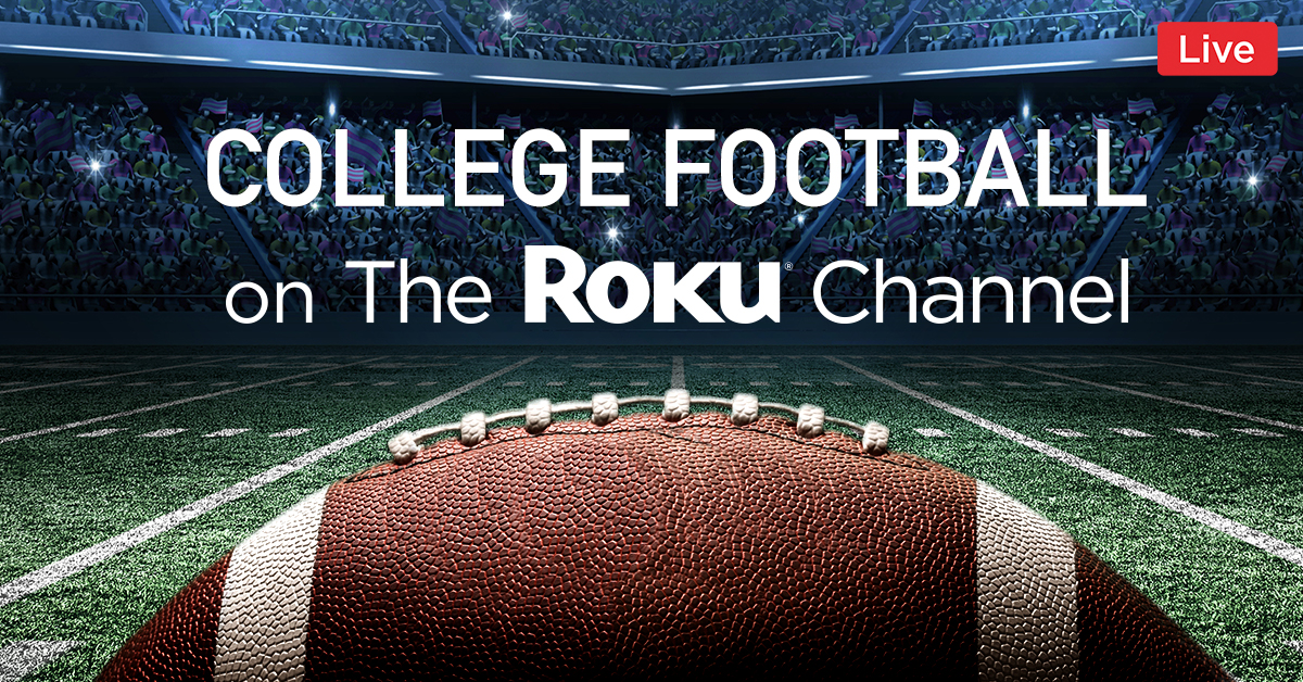 Free college football on The Roku Channel
