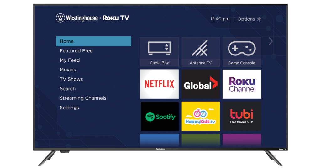 Westinghouse Roku TVs are now available at Canadian Tire