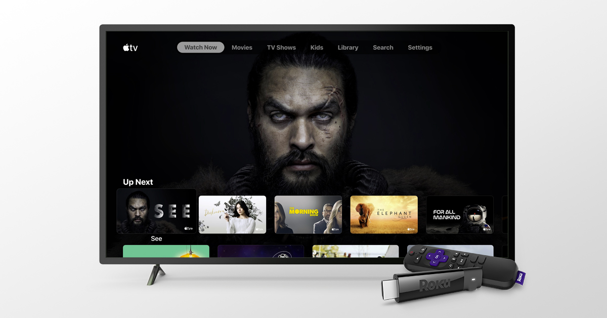 Apple TV+ is now available on the Roku platform