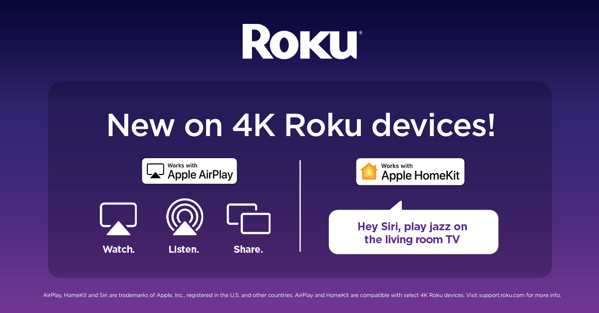 Apple Airplay And Hot Now Available, How To Mirror Ipad Roku Stick