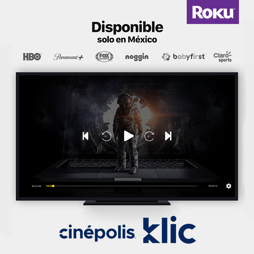 Más Opciones De Entretenimiento Con Cinépolis Klic En Roku