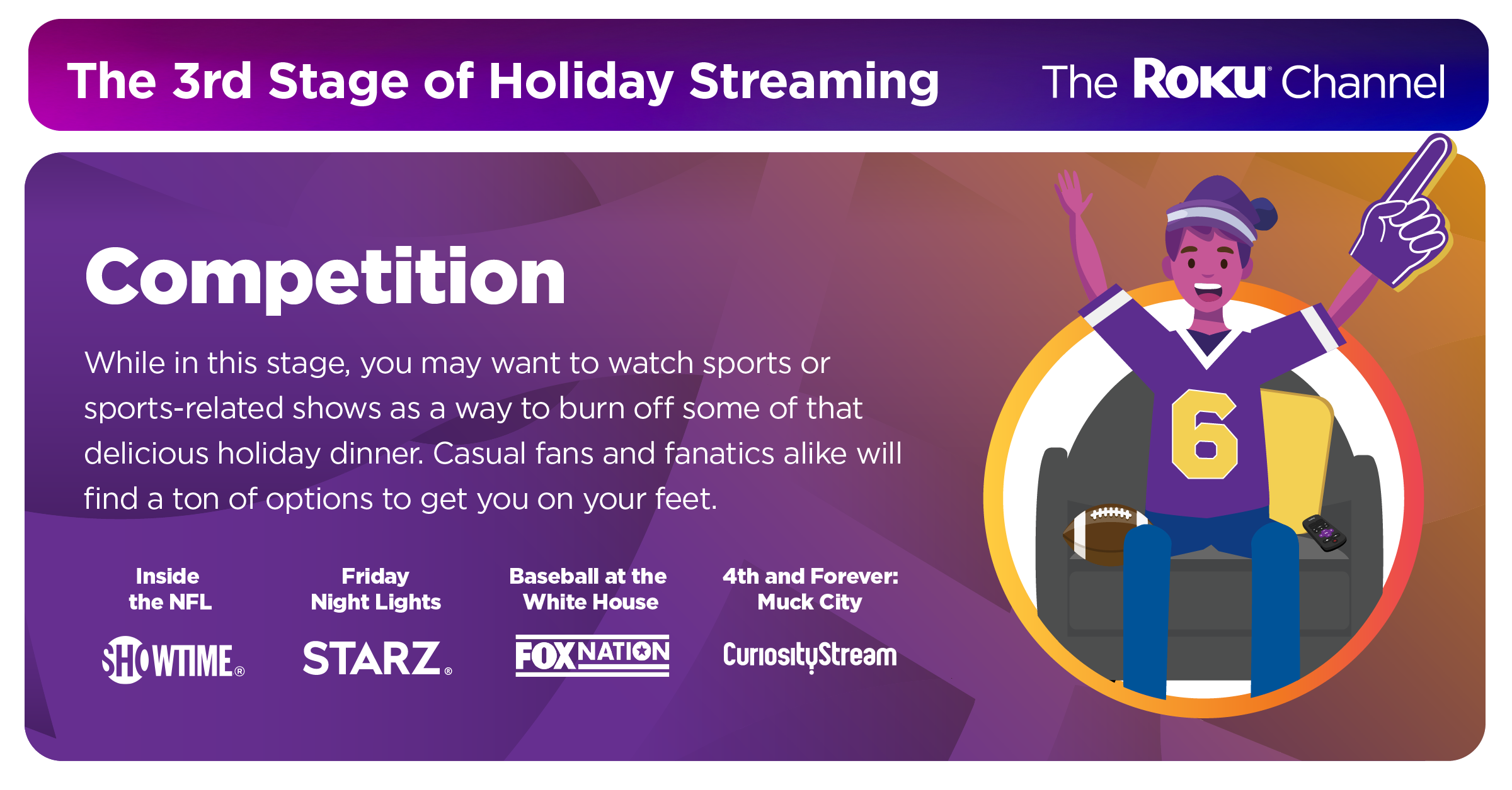 Roku's streaming guide to the holiday weekend