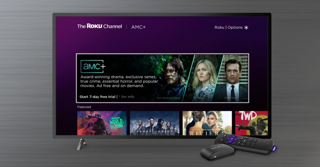 AMC+ available on The Roku Channel in time for Black Friday Roku