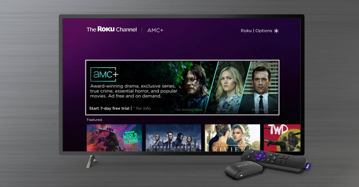 AMC+ available on The Roku Channel in time for Black Friday