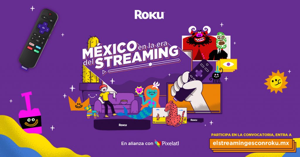 Roku y Pixelatl 2021 anuncian convocatoria creativa en México