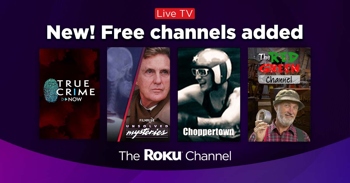 17 new live TV Channels on The Roku Channel including The Red