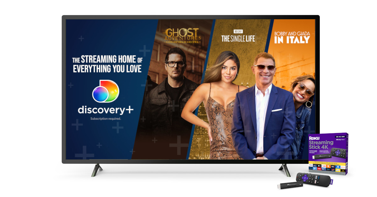 discovery+ is now streaming on the Roku platform in Canada