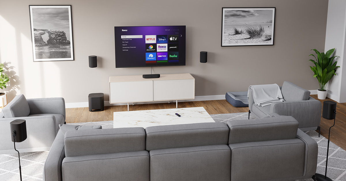 How to build a Roku home theater with 5.1 surround sound