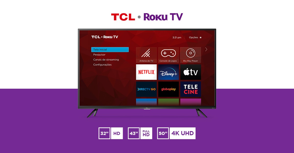 Bem-vinda, TCL Roku TV