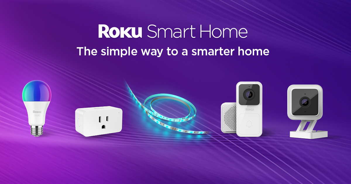 Introducing Roku Smart Home lights, video doorbells, plugs, and cameras