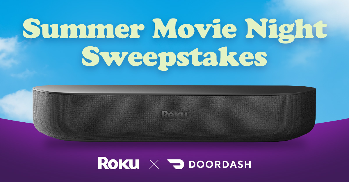 Roku x DoorDash Summer Movie Night Sweepstakes