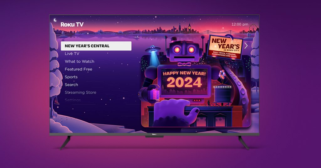 Ring In 2024 With The New Year S Central Experience On Your Roku Device   RokuNYE 1024x536 