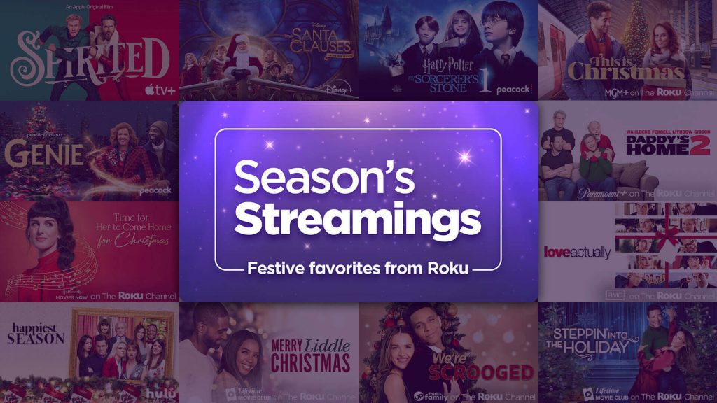 Premium holiday entertainment from Roku December 2023