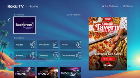 Roku Backdrops